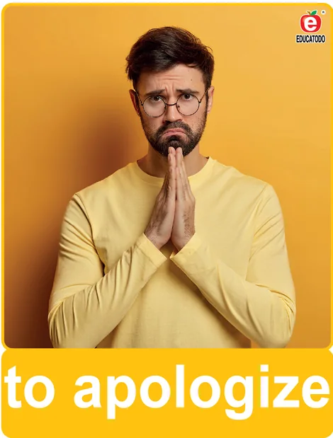 Tarjeta física: to apologize