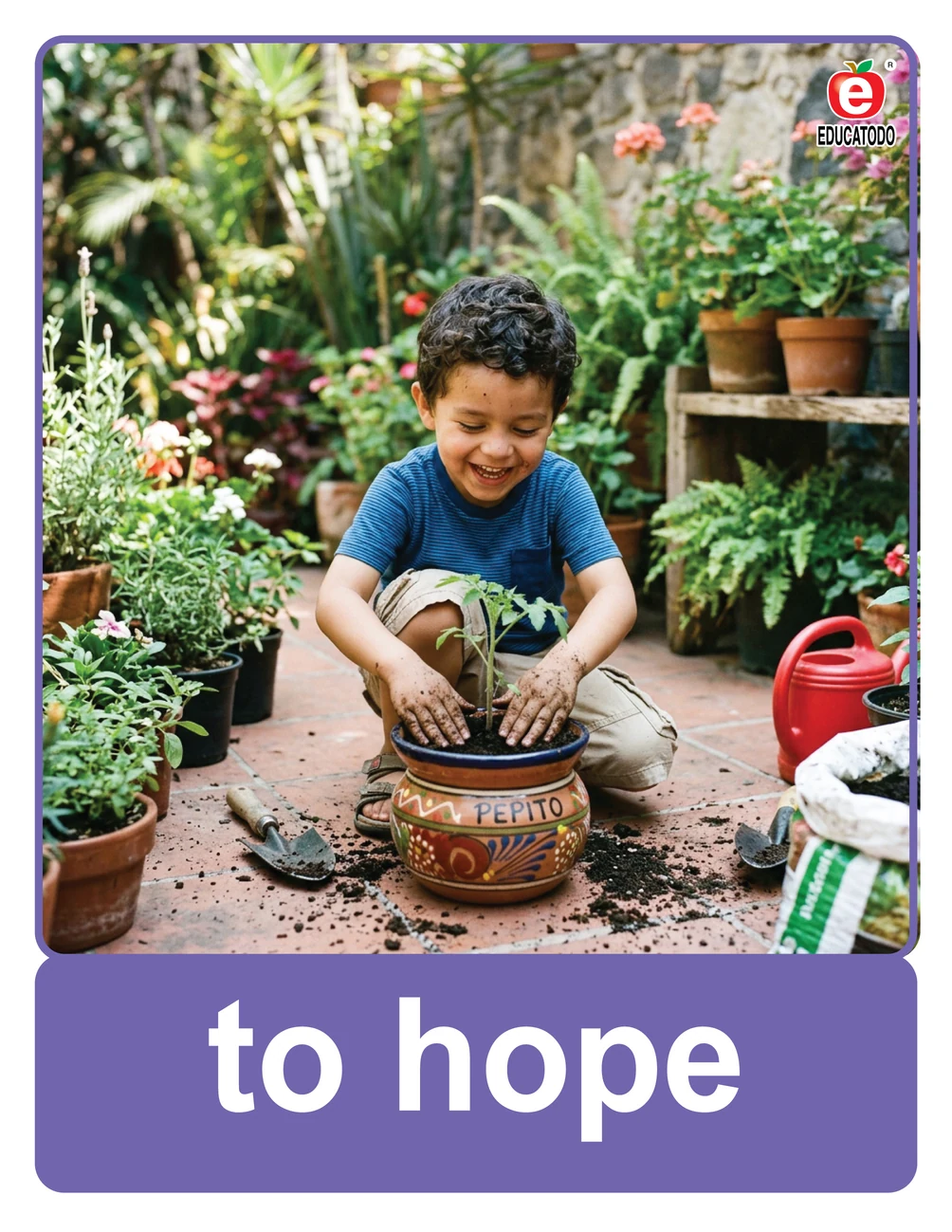 Tarjeta física: to hope