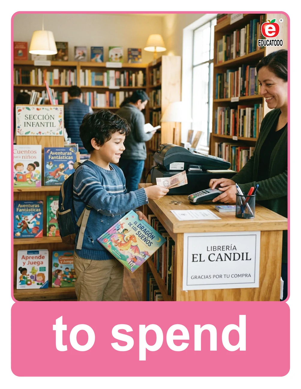 Tarjeta física: to spend